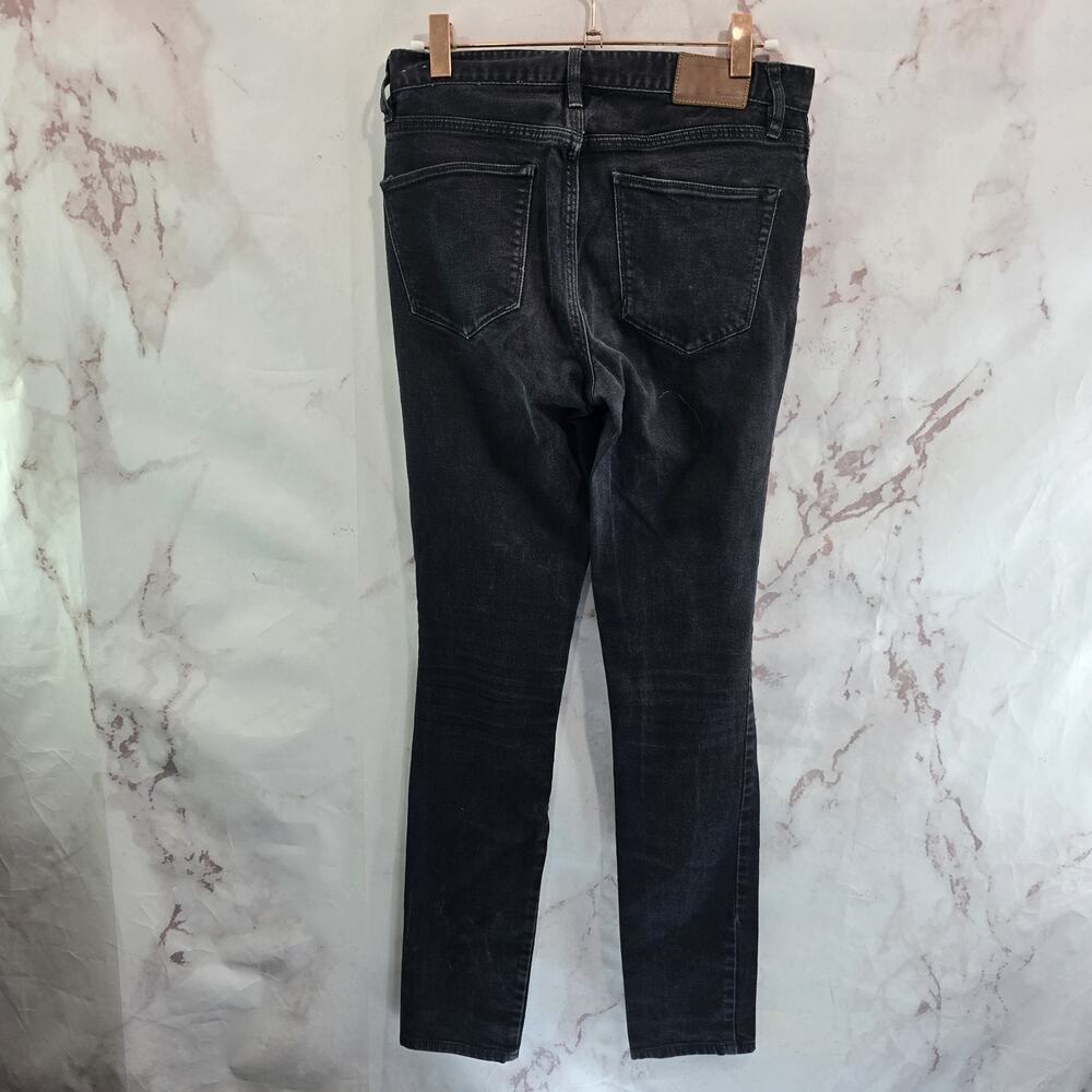Madewell Jeans Women 26 X 29 Black High Riser Skinny Denim